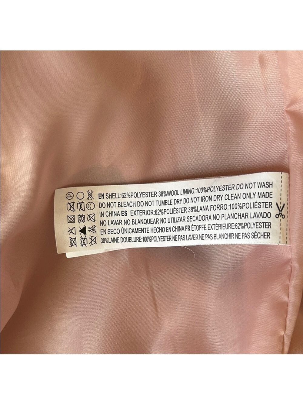 Forever 21 Light Pink Teddy Jacket size S - Picture 10 of 11